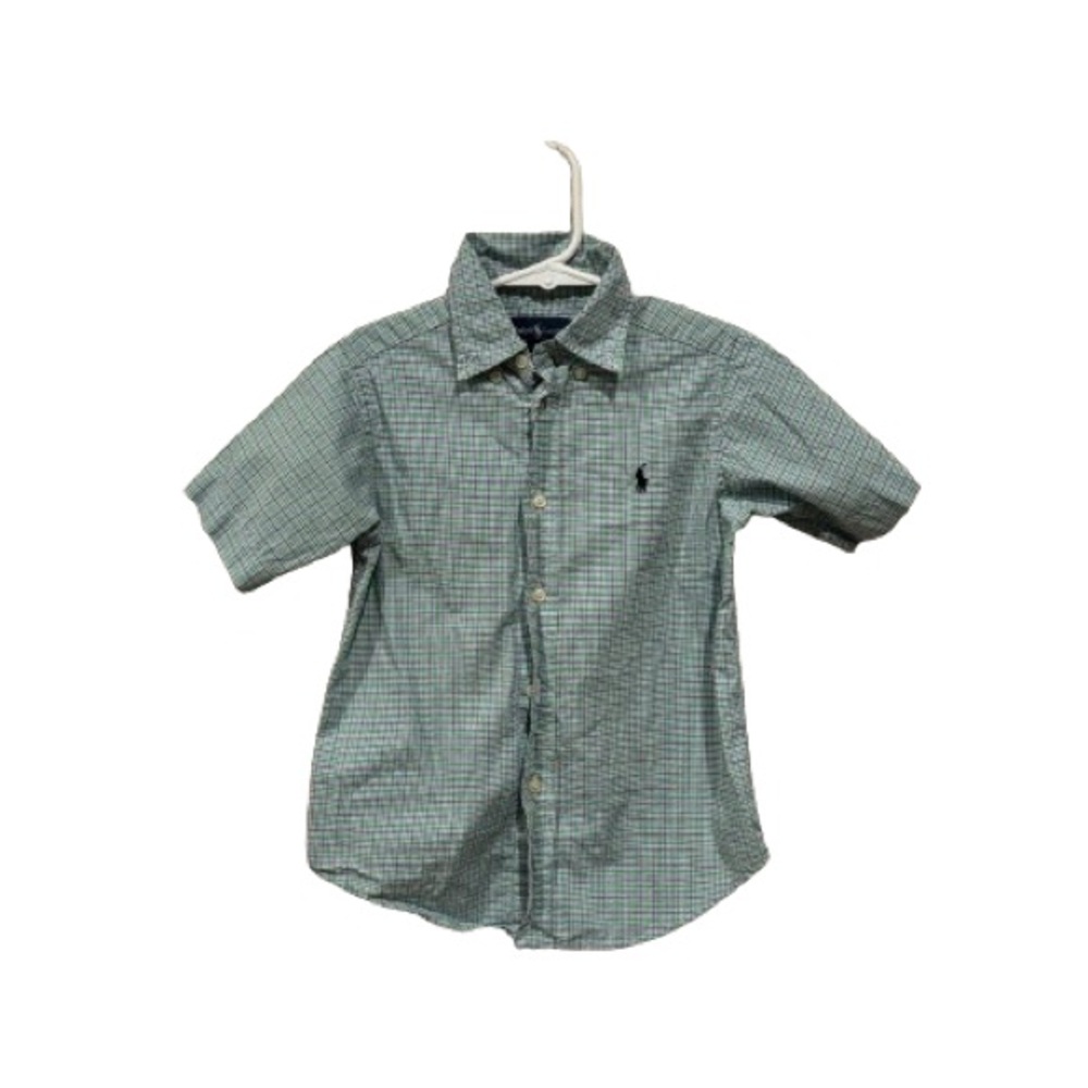 Ralph Lauren Button Down Shirt Short Sleeve Size 4T